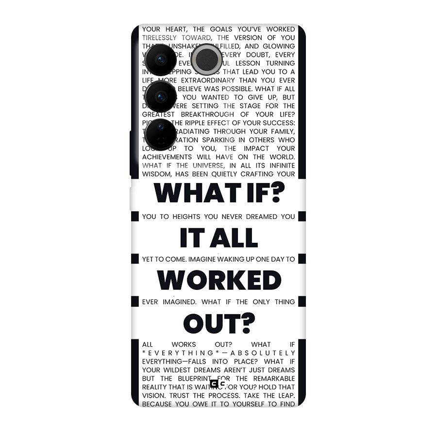 What If Back Case for Vivo V27
