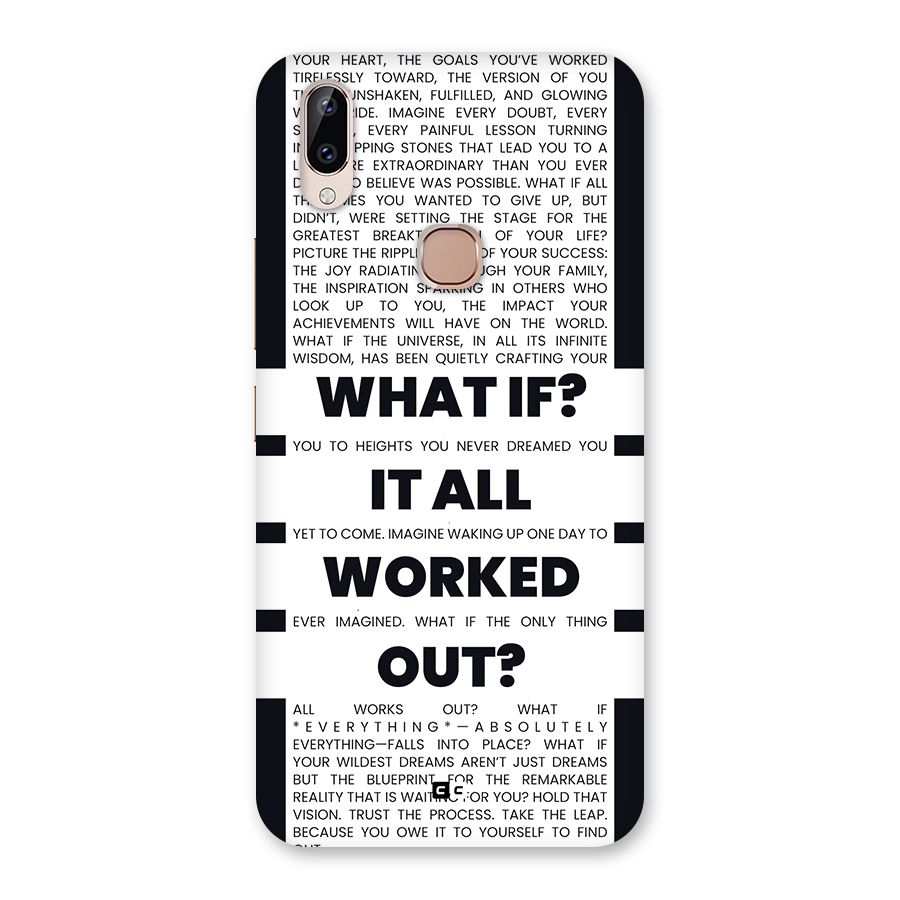 What If Back Case for Vivo Y83 Pro