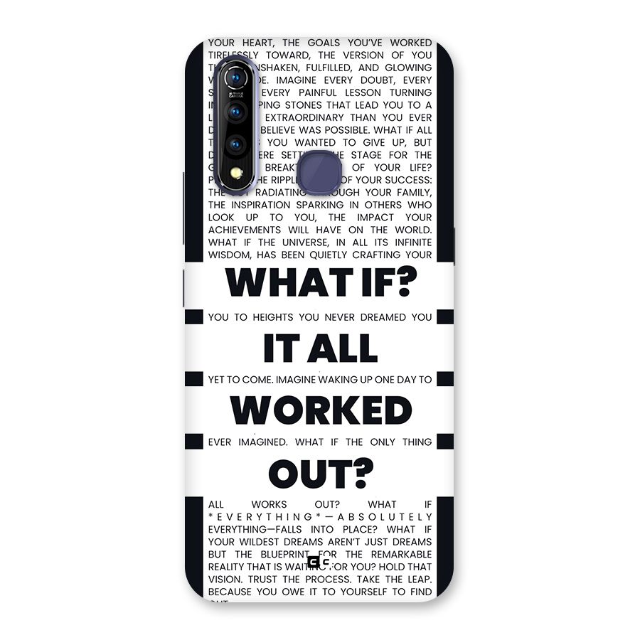 What If Back Case for Vivo Z1 Pro