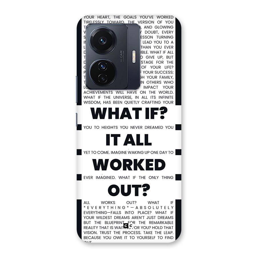 What If Back Case for Vivo iQOO Z6 Pro