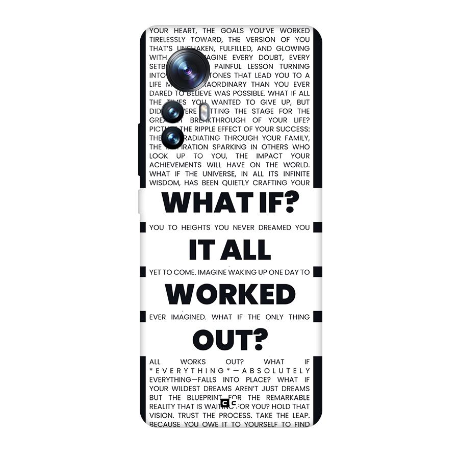 What If Back Case for Xiaomi 12 Pro