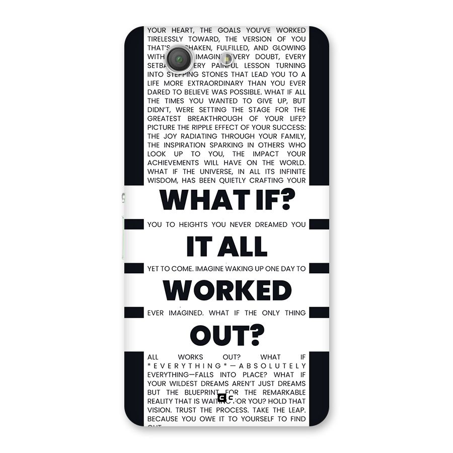 What If Back Case for Xperia Z3 Compact