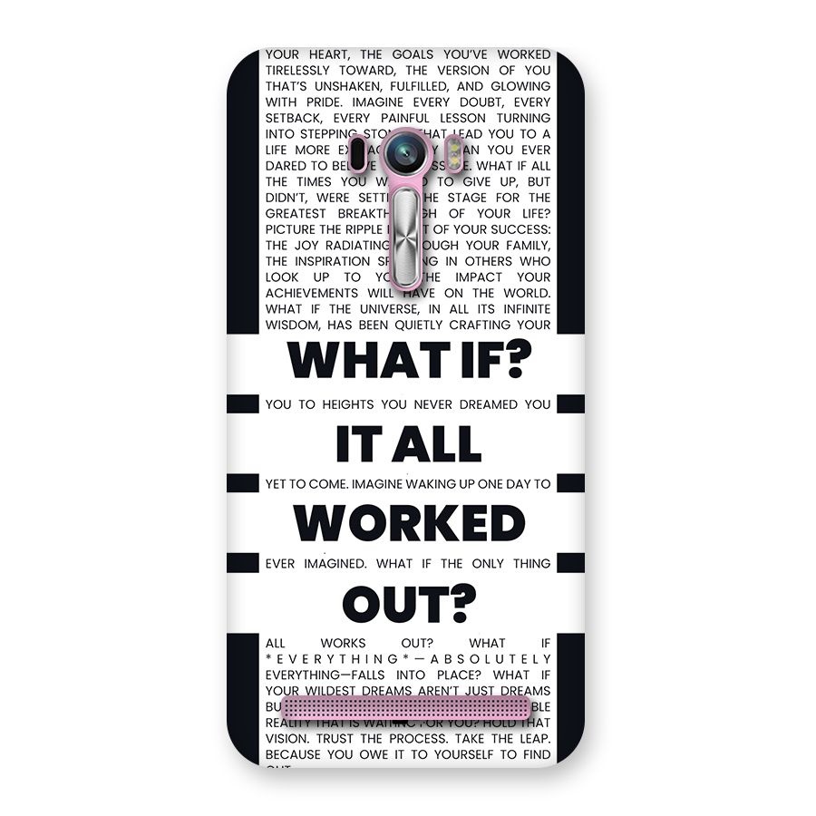 What If Back Case for Zenfone Selfie