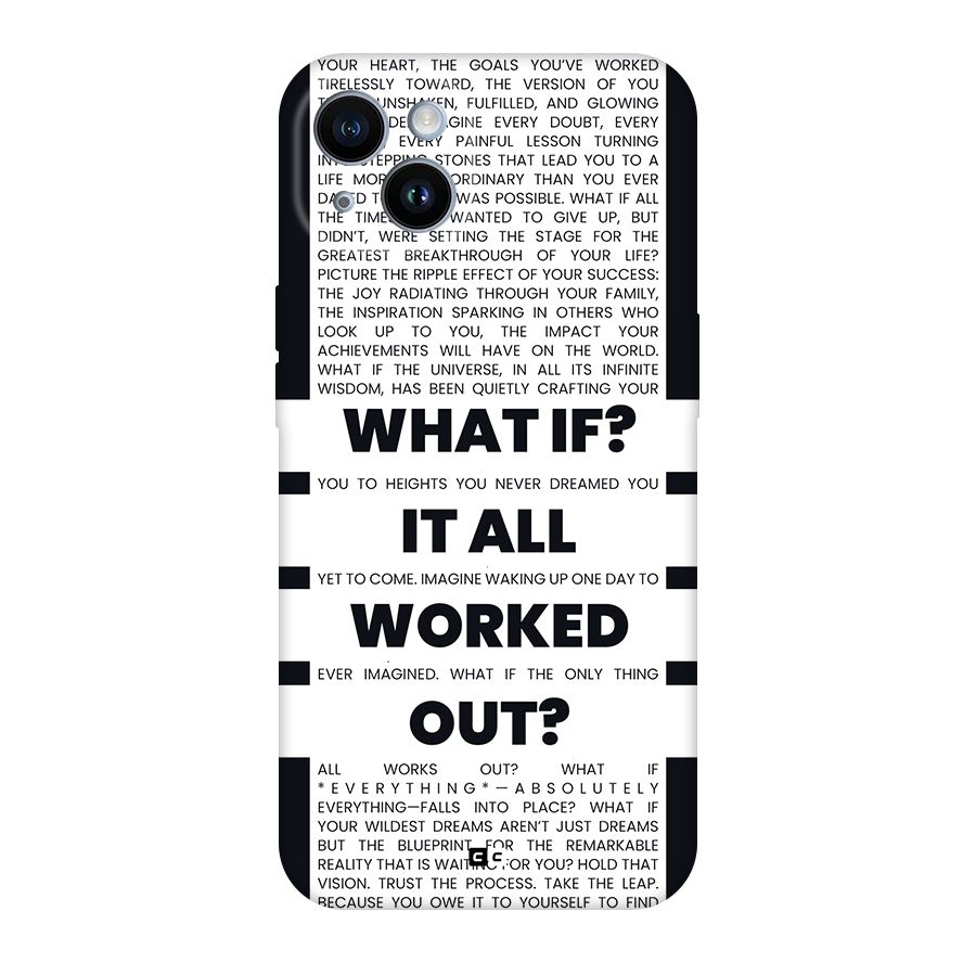 What If Back Case for iPhone 14
