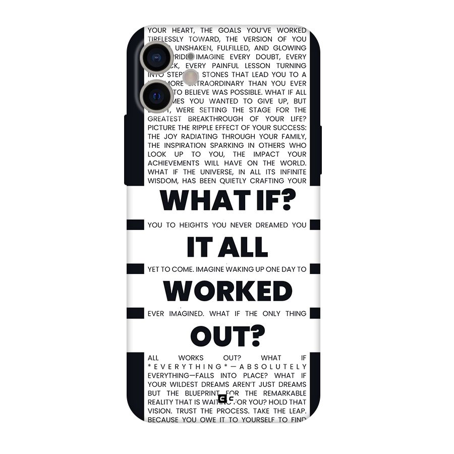 What If Back Case for iPhone 11