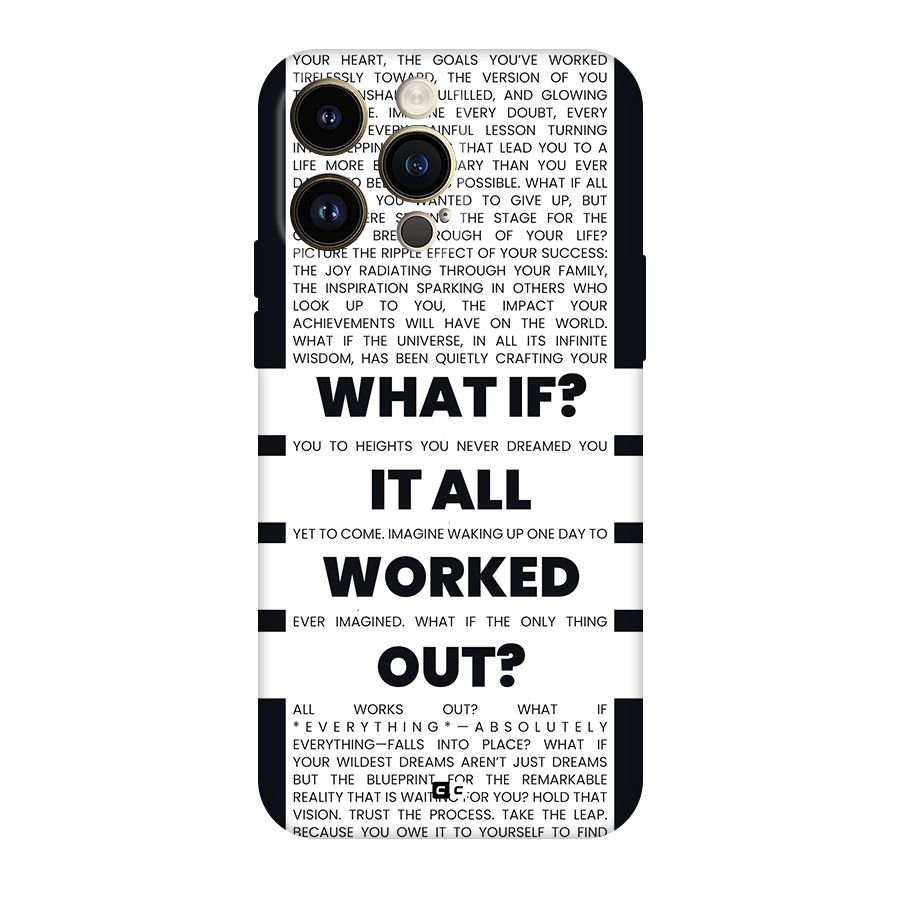 What If Back Case for iPhone 14 Pro Max