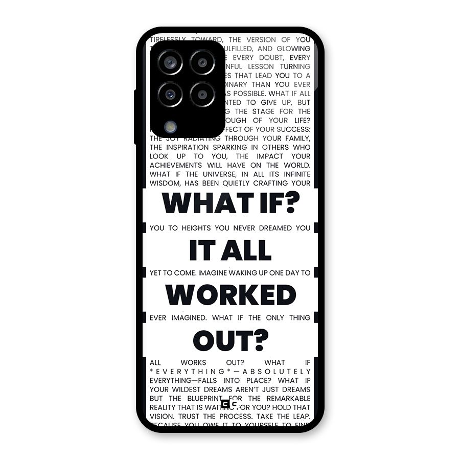 What If Glass Back Case for Galaxy M33