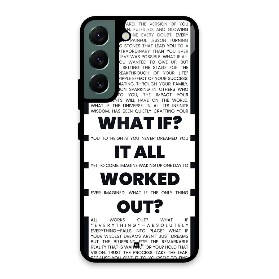 What If Glass Back Case for Galaxy S22 5G