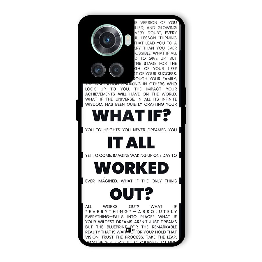 What If Glass Back Case for OnePlus 10R