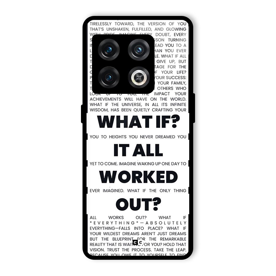 What If Glass Back Case for OnePlus 10 Pro 5G