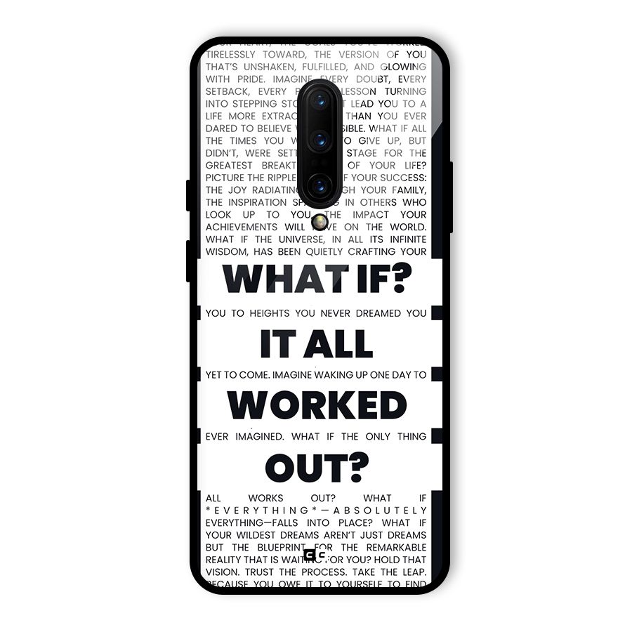 What If Glass Back Case for OnePlus 7 Pro