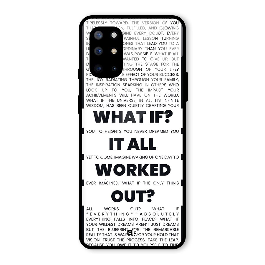 What If Glass Back Case for OnePlus 8T
