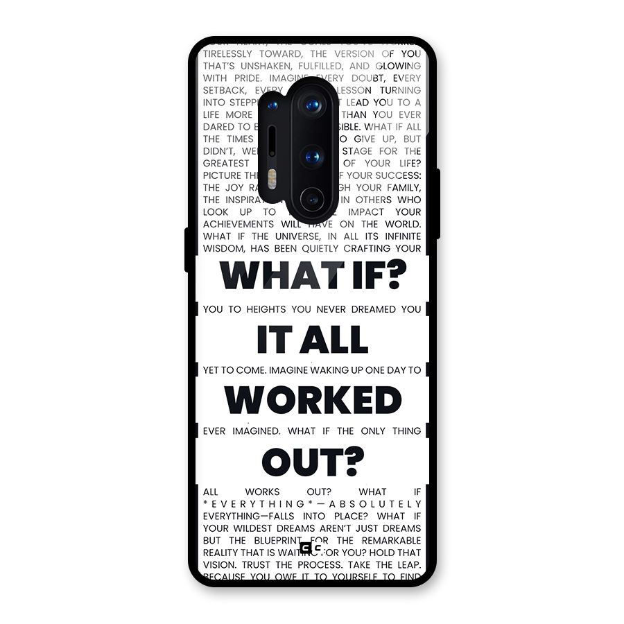 What If Glass Back Case for OnePlus 8 Pro
