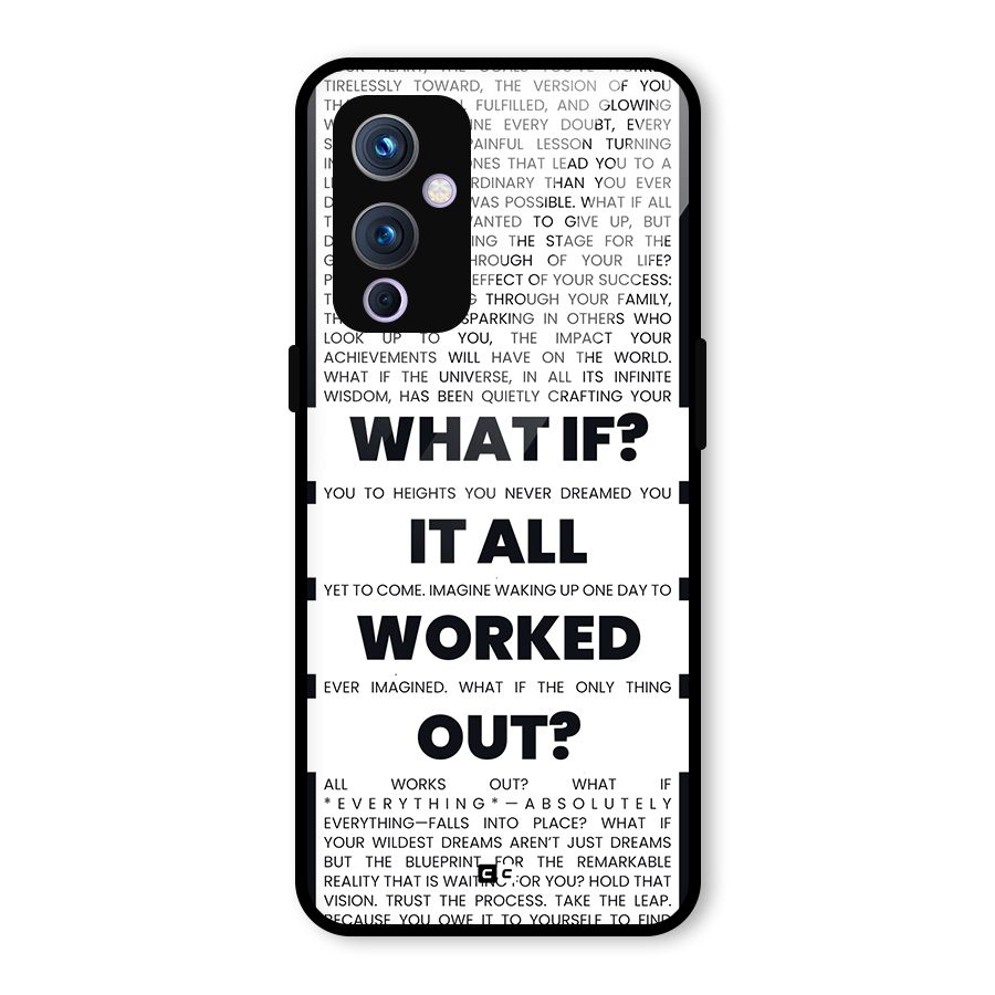 What If Glass Back Case for OnePlus 9