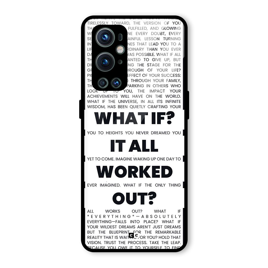 What If Glass Back Case for OnePlus 9 Pro