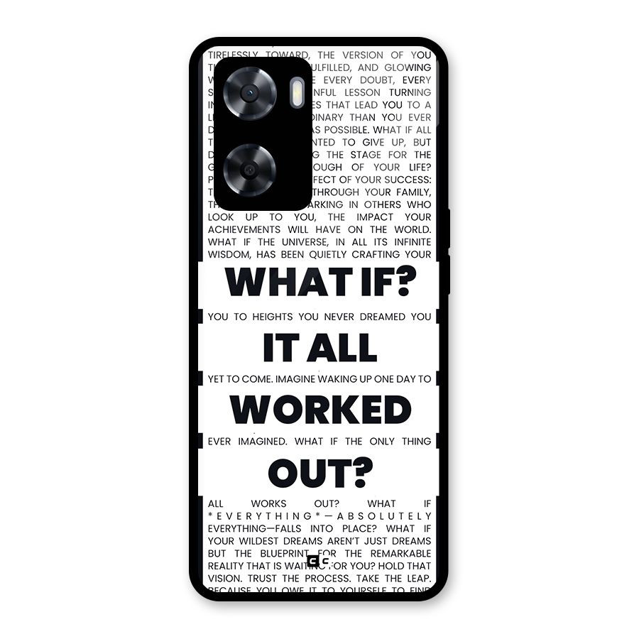What If Glass Back Case for OnePlus Nord N20 SE