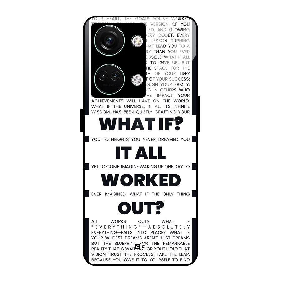 What If Glass Back Case for Oneplus Nord 3