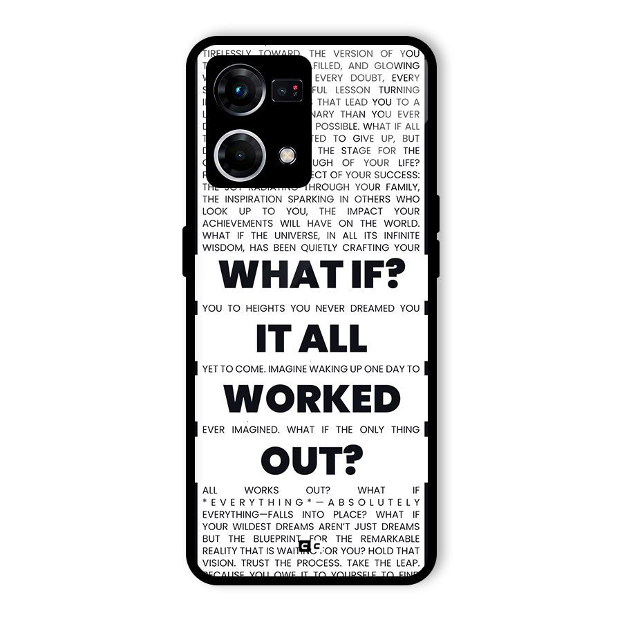 What If Glass Back Case for Oppo F21s Pro 4G