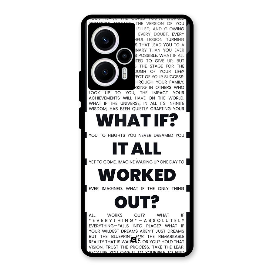 What If Glass Back Case for Poco F5