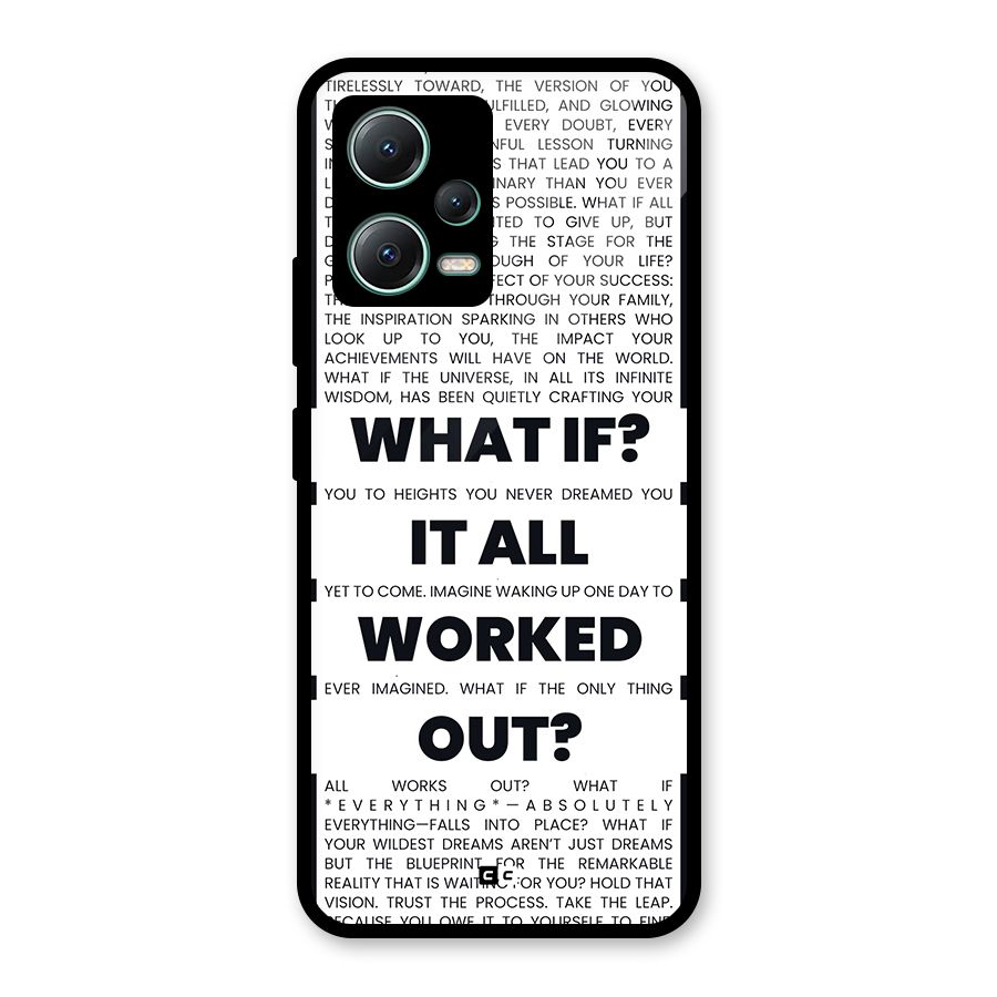 What If Glass Back Case for Poco X5