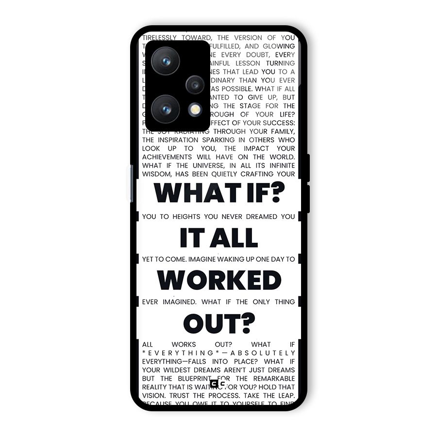 What If Glass Back Case for Realme 9 Pro 5G
