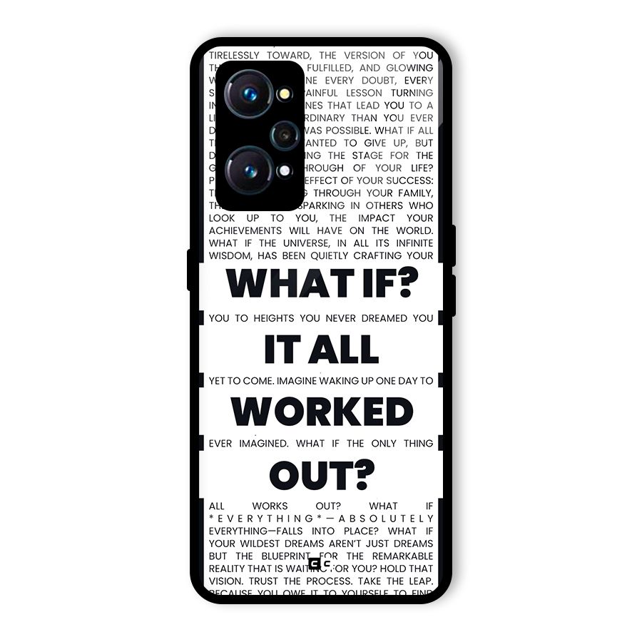 What If Glass Back Case for Realme GT 2