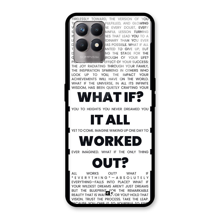 What If Glass Back Case for Realme Narzo 50