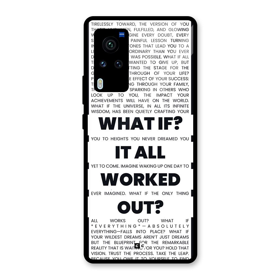 What If Glass Back Case for Vivo X60 Pro