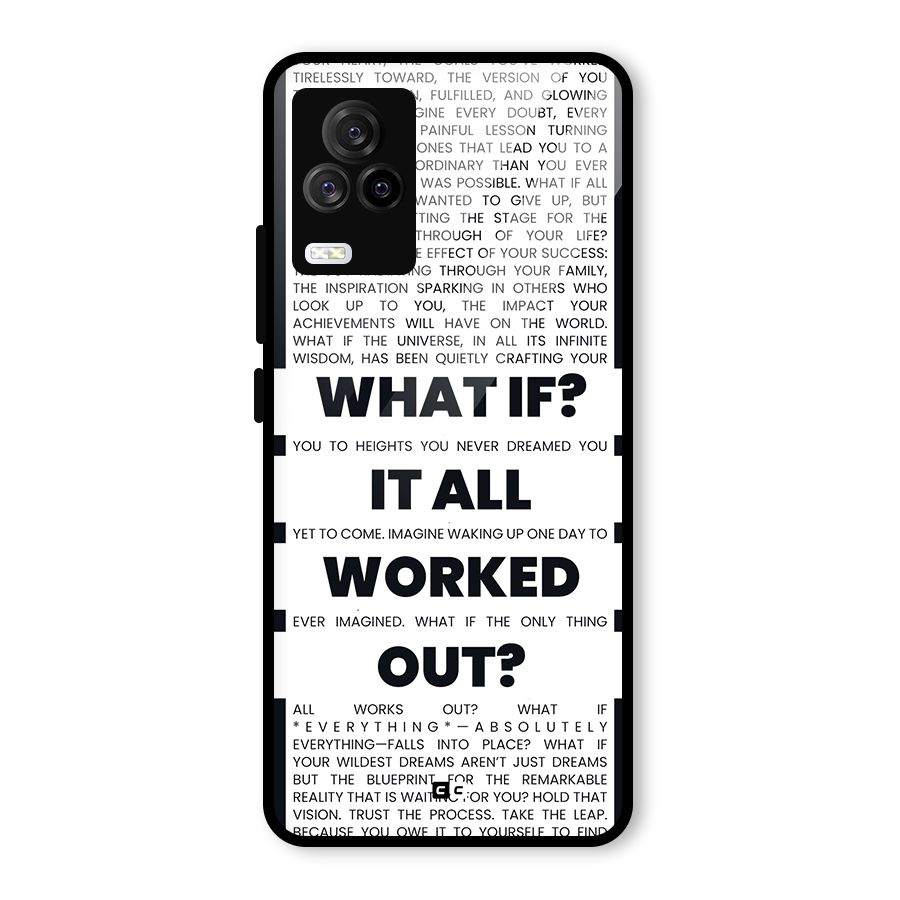 What If Glass Back Case for Vivo iQOO 7 Legend 5G