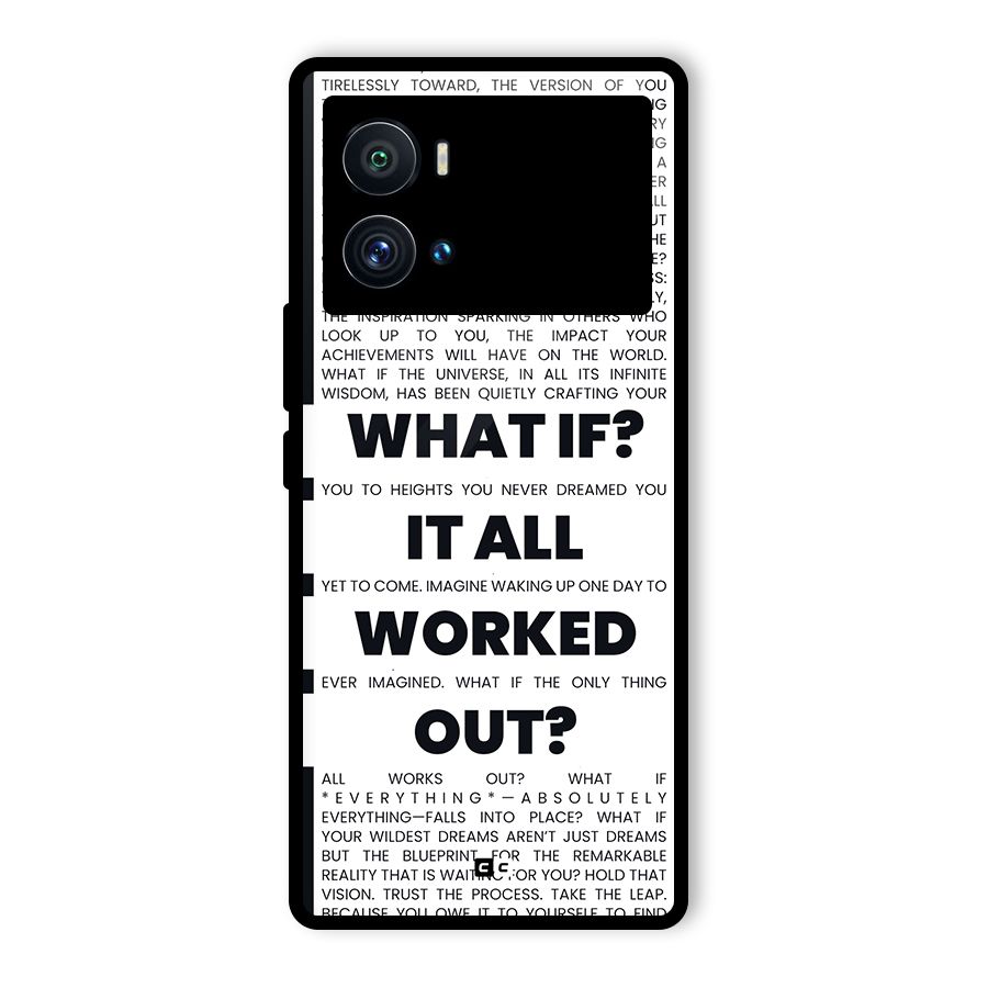 What If Glass Back Case for Vivo iQOO 9 Pro
