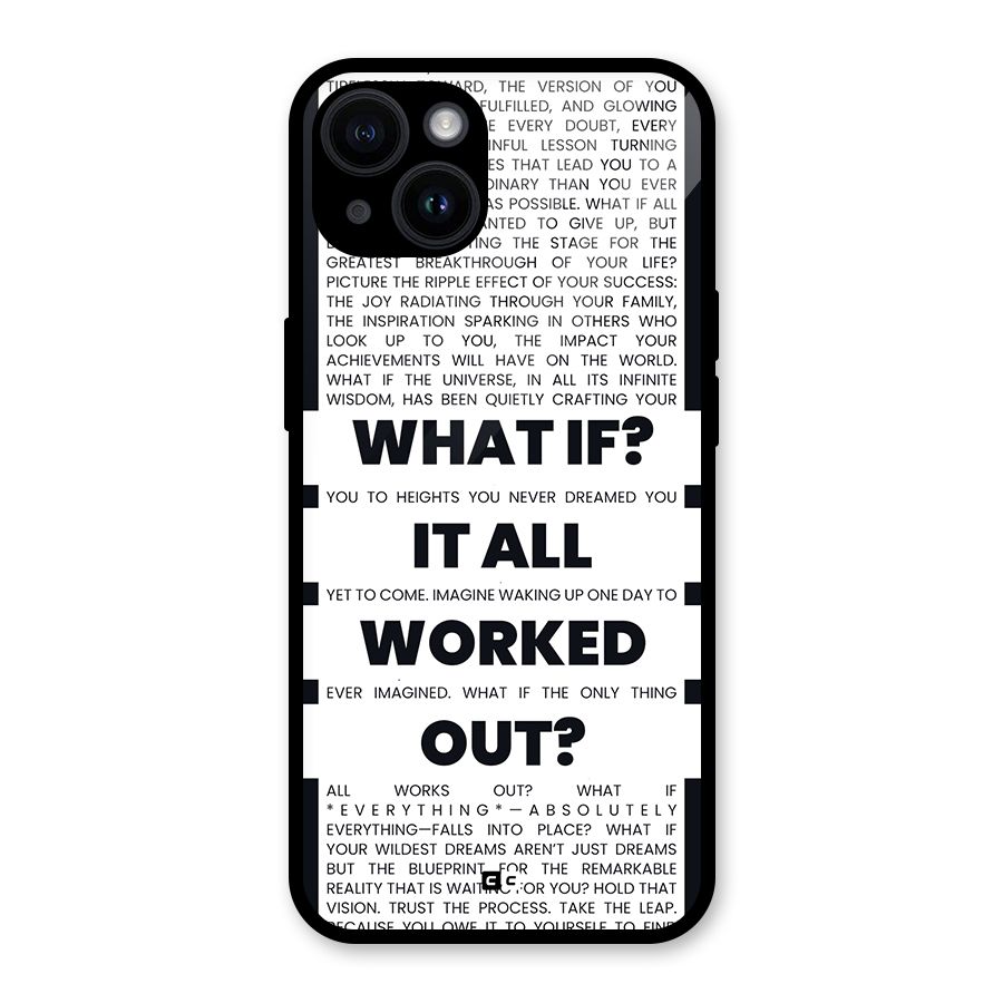 What If Glass Back Case for iPhone 14
