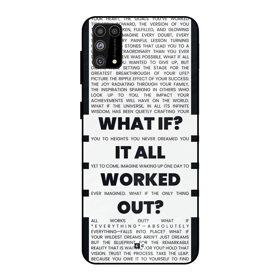What If Metal Back Case for Galaxy F41