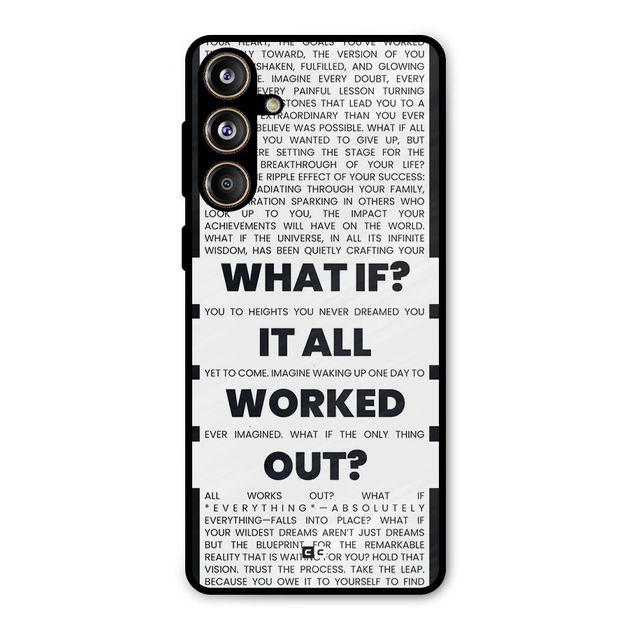 What If Metal Back Case for Galaxy F55