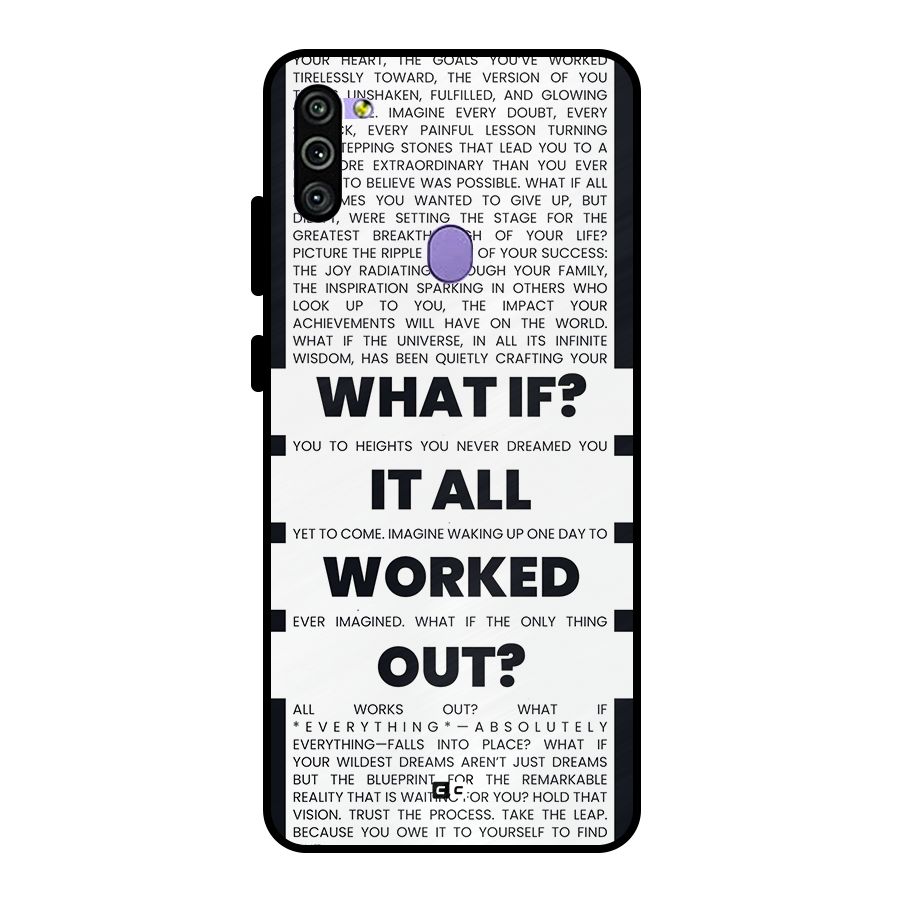 What If Metal Back Case for Galaxy M11