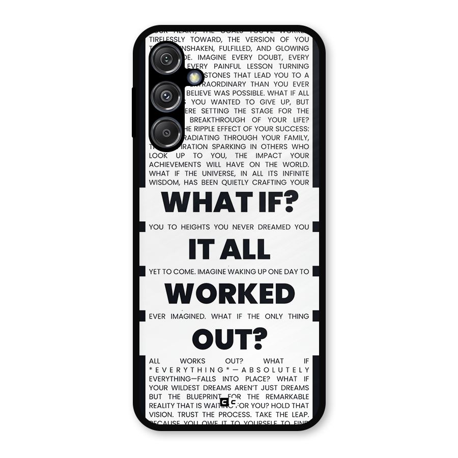 What If Metal Back Case for Galaxy M34 5G