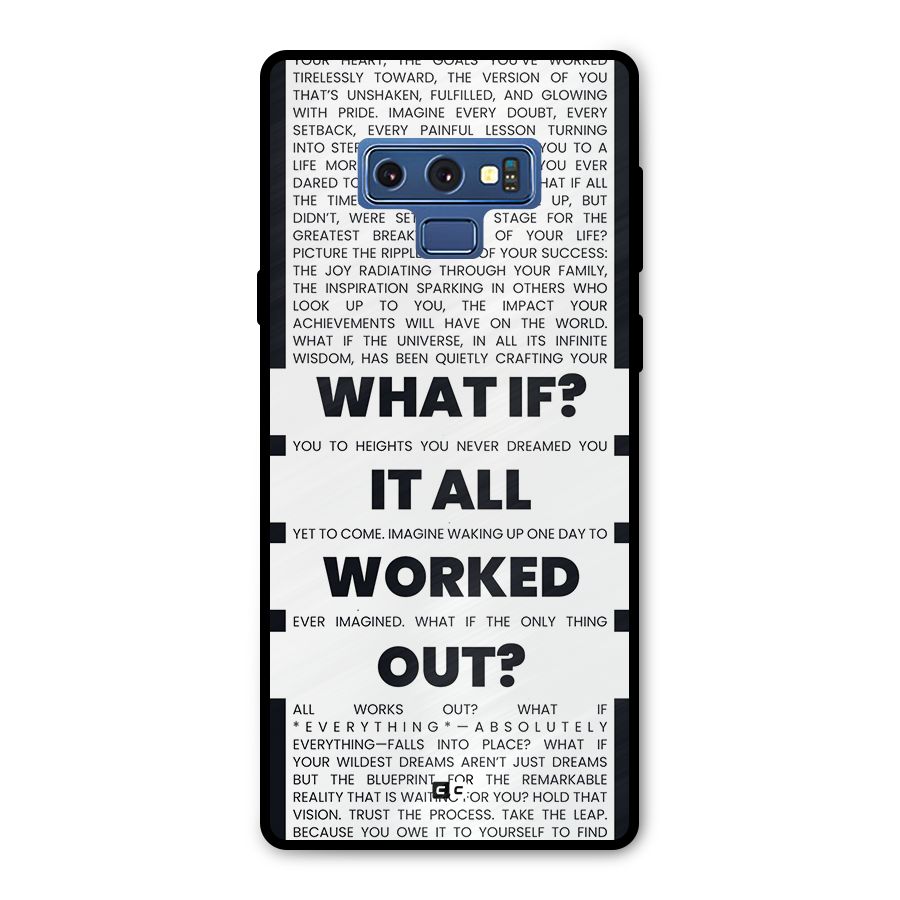 What If Metal Back Case for Galaxy Note 9