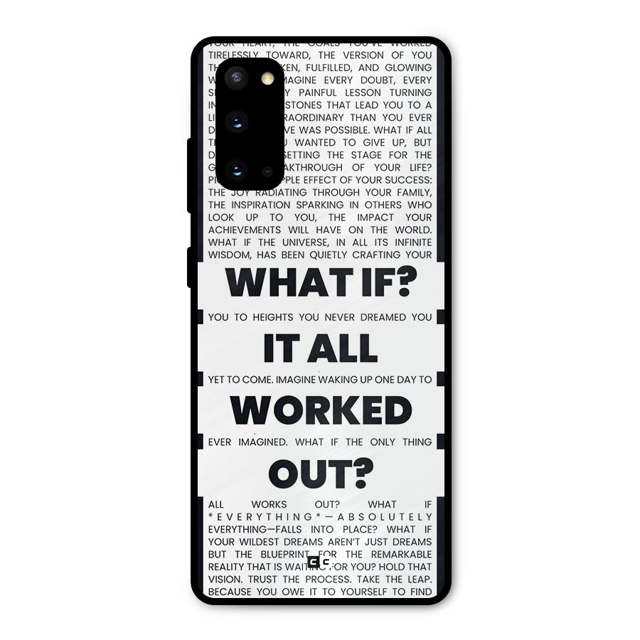 What If Metal Back Case for Galaxy S20