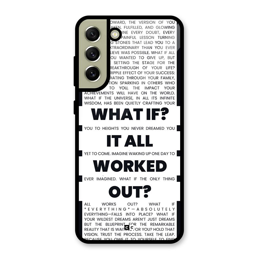 What If Metal Back Case for Galaxy S21 FE 5G (2023)