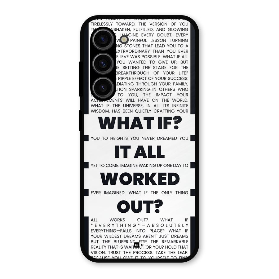 What If Metal Back Case for Galaxy S23