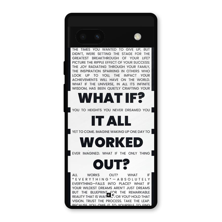 What If Metal Back Case for Google Pixel 6a