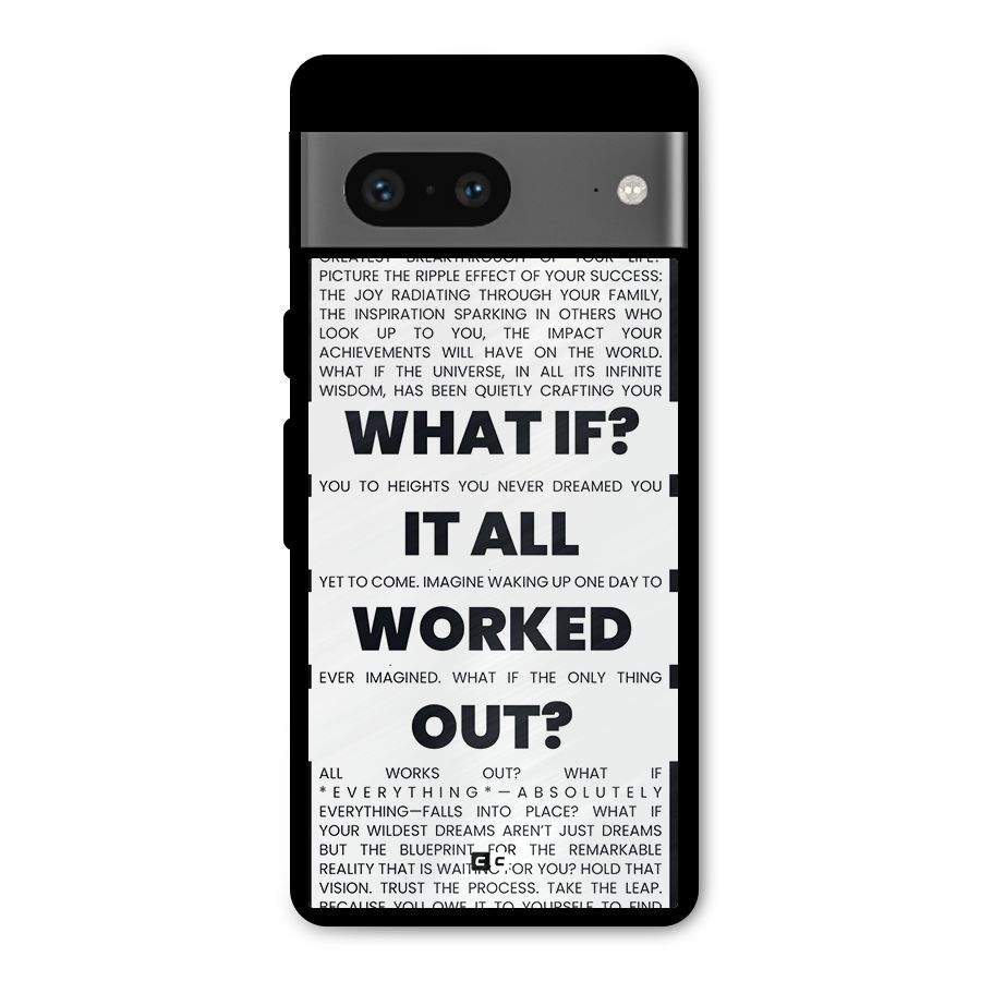 What If Metal Back Case for Google Pixel 7