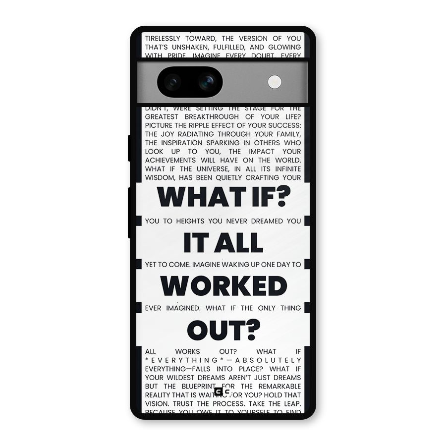 What If Metal Back Case for Google Pixel 7a