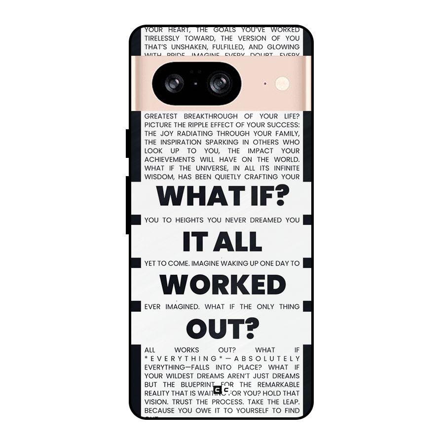 What If Metal Back Case for Google Pixel 8