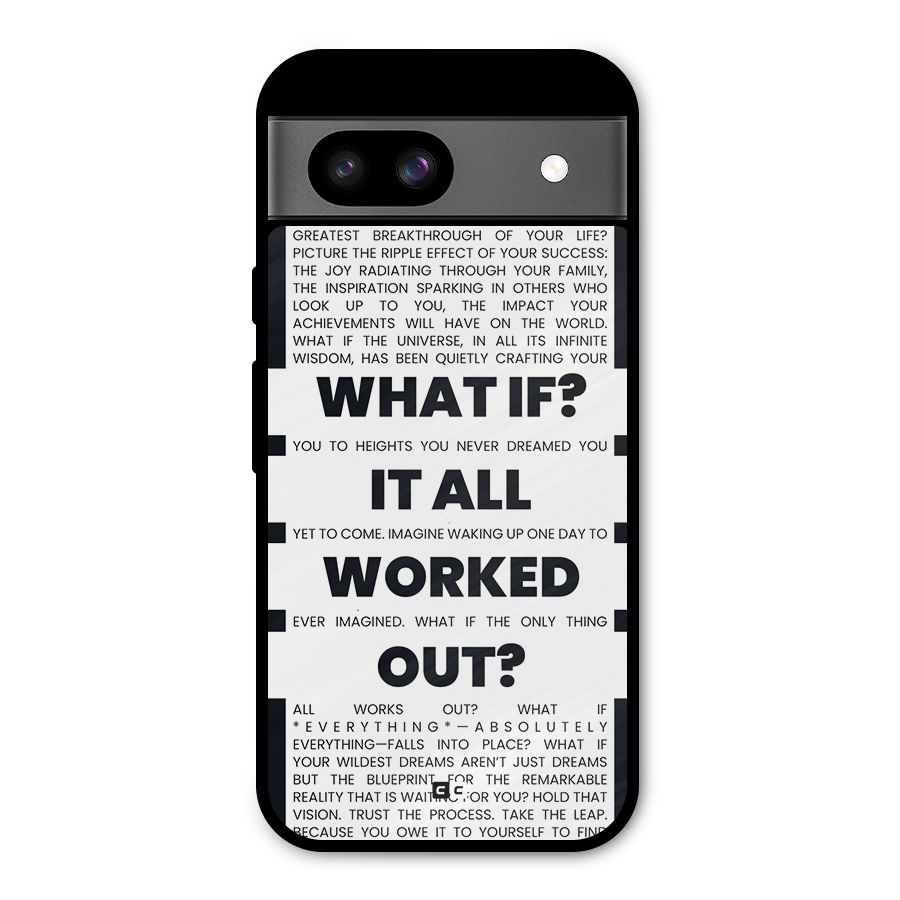 What If Metal Back Case for Google Pixel 8a