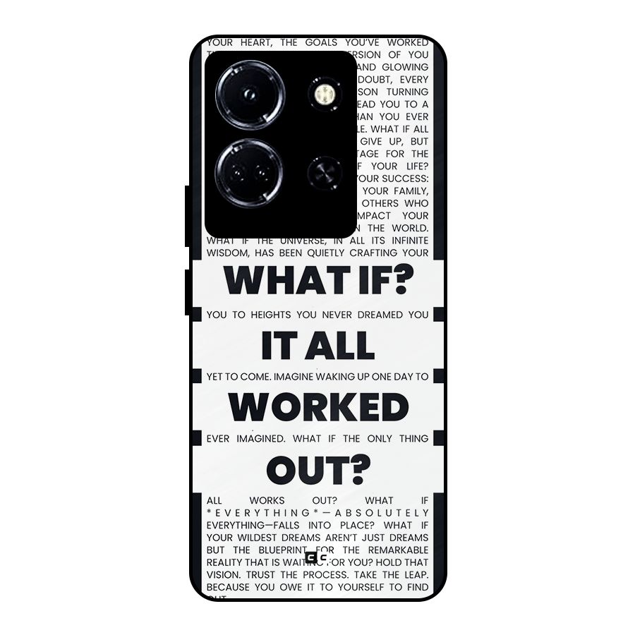 What If Metal Back Case for Infinix Note 30 5G