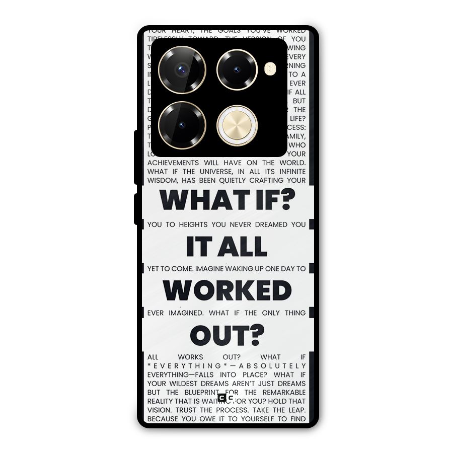 What If Metal Back Case for Infinix Note 40 Pro