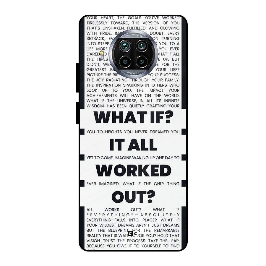 What If Metal Back Case for Mi 10i