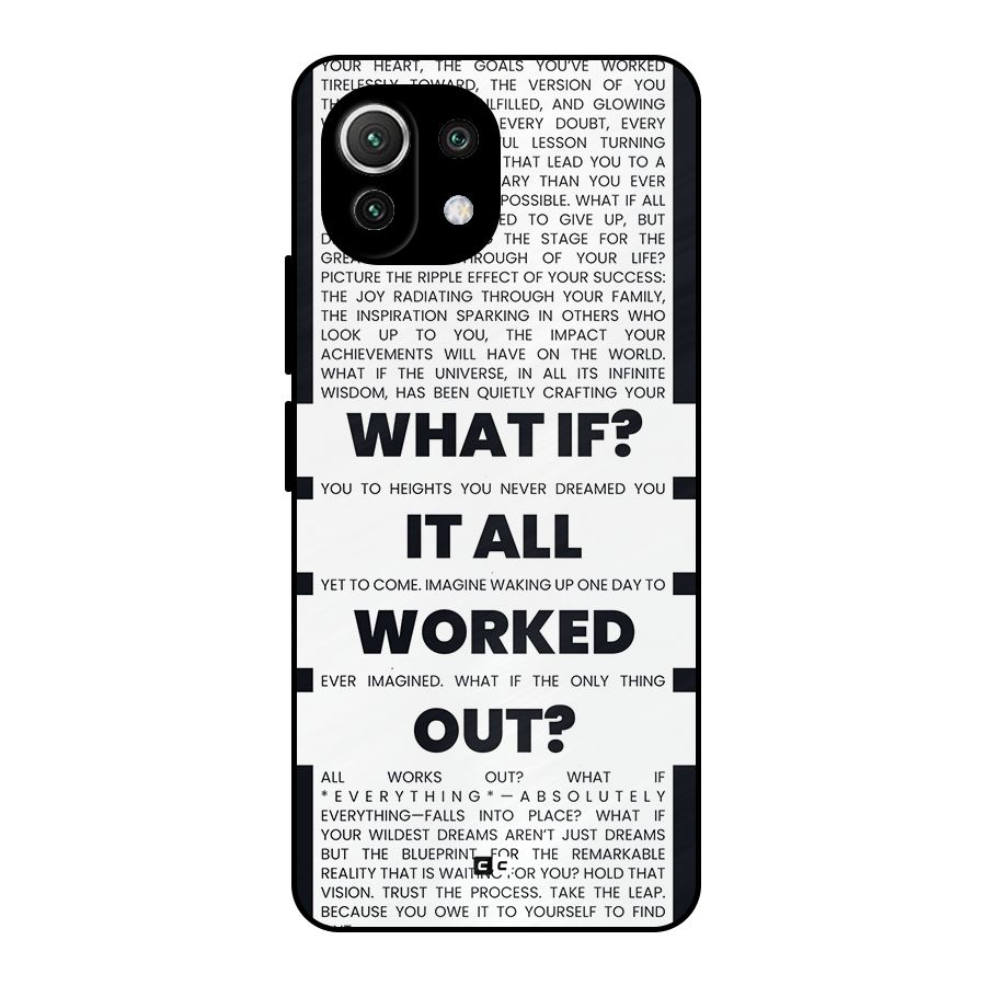 What If Metal Back Case for Mi 11 Lite NE 5G