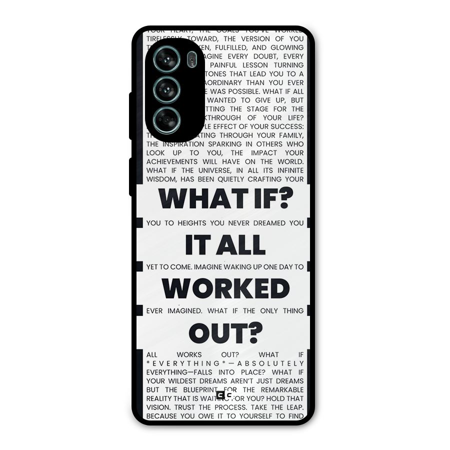 What If Metal Back Case for Moto G62