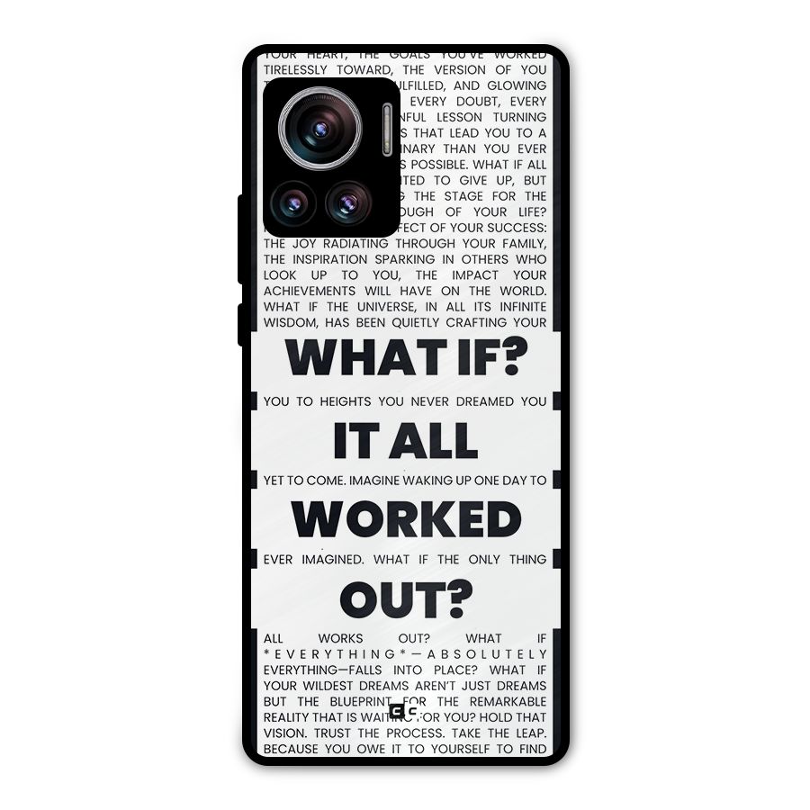 What If Metal Back Case for Motorola Edge 30 Ultra
